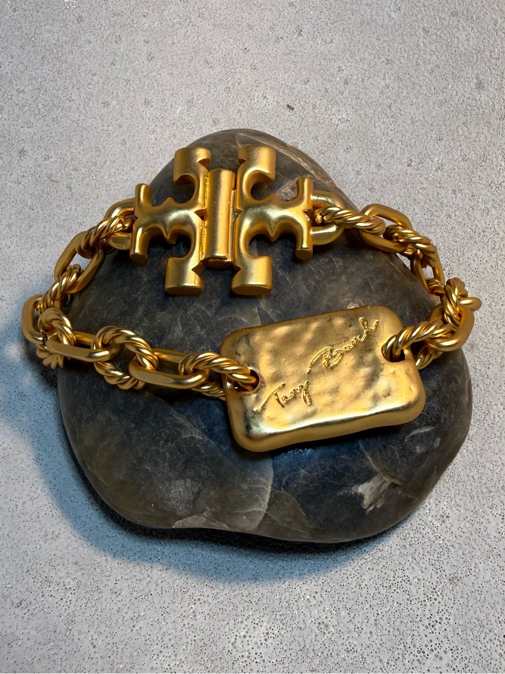 Tory Burch Gold-Tone Chain Bracelet